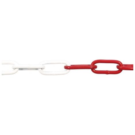 Chane en acier rond C5 acier Ro.10m(250 x 200)rouge-blanc