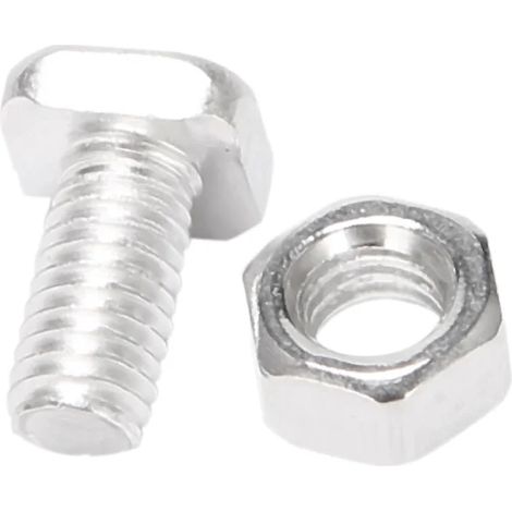 Filiyano-【xj】100 écrous et boulons M6 x 12 mm pour serre, pièces de rechange pour la réparation de serres (1/4)