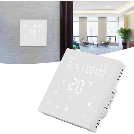 Thermostat intelligent à affichage numérique 16 A avec télécommande WiFi pour téléphone portable, AC90‑240V (1/5)