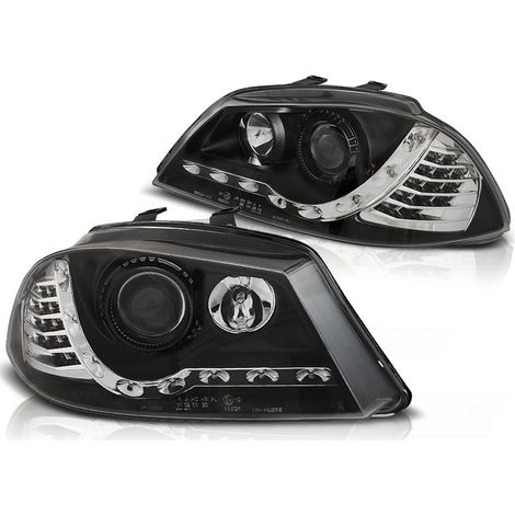 Scheinwerfer mit Standlicht SEAT IBIZA 6L 04 02-08 SCHWARZ