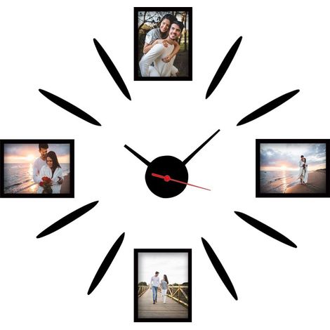 Reloj de pared de MDF, reloj decorativo. Clock Multicolor (1/3)
