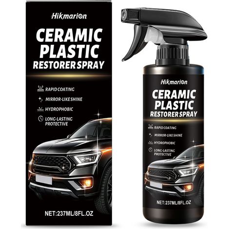 Ceramic Coating Spray for Car Paint Cleaning, Maintenance, Refurbishment, Gloss Coating, and Brightening Treatment -- 237ml (1/5)