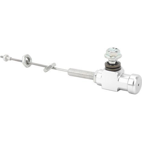 Kupplungsgeberzylinder aus silberfarbener Aluminiumlegierung, leichtgängige Motorradbremspumpe, Geberzylinderstange für Pitbike, Dirtbike, Quad und ATV. (1/5)