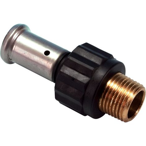 Manchon droit multicouche à visser Henco - Mâle 1/2' - Diamètre 50 mm