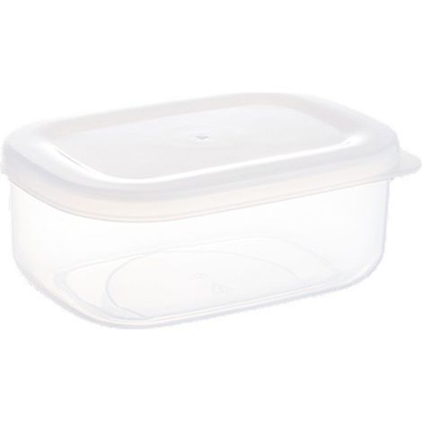 Contenitore antimicrobico per alimenti, con chiusura ermetica agli ioni d'argento, adatto al congelatore e al microonde, ideale per la preparazione dei pasti e come portapranzo per la scuola a casa. (1/5)