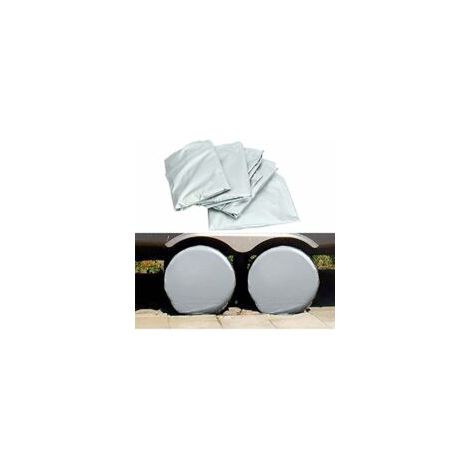 Jeu de 4 housses de pneus pour camping-car - diamètre 73cm pour remorques, camping-cars, voitures, camions et camping-cars (1/5)