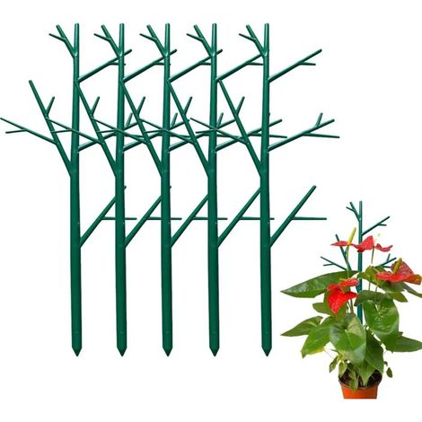 Set of 5 38.5cm plant supports for climbing plants, ideal for the garden. (1/5)