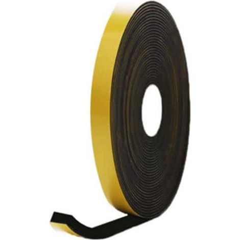 adhesivo de caucho EPDM de espuma 15x15mm negro longitud 6m