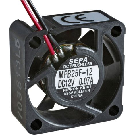 SEPA MFB25F12 Axiallüfter 12 V/DC 4.2 m³/h (L x B x H) 25 x 25 x 10 mm
