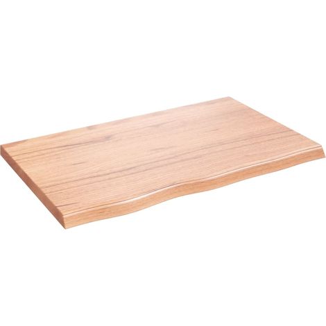 Maison Exclusive - Waschtischplatte Hellbraun 80x50x(2-4) cm Mass