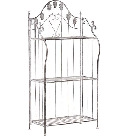 Regal VISANO 59 cm 123 cm Metall Grau (1/5)