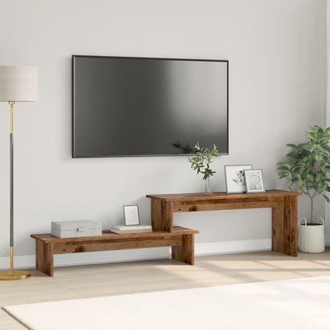 TV-Schrankset Altholz 180 x 30 x 43 cm Holzwerkstoff (1/5)
