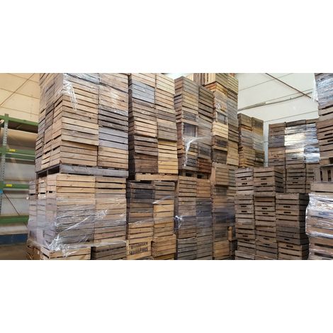 20 Stück Massive Obstkisten  B WARE !! weinkisten apfelkisten Holzkisten Vintage (1/5)