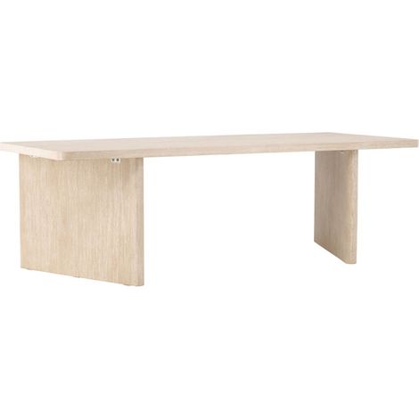 Table à Manger Design "Skagen" 240cm Beige (1/5)