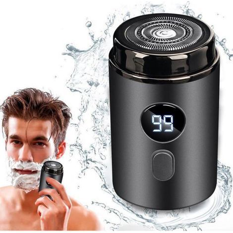 Elektrorasierer, Mini-Elektrorasierer für Herren, Taschenformat, USB-aufladbar, wasserdicht, einfach zu bedienen (1/5)