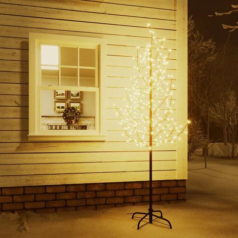 LED-Baum mit Kirschblüten Warmweiß 220 LEDs 220 cm vidaXL (1/5)