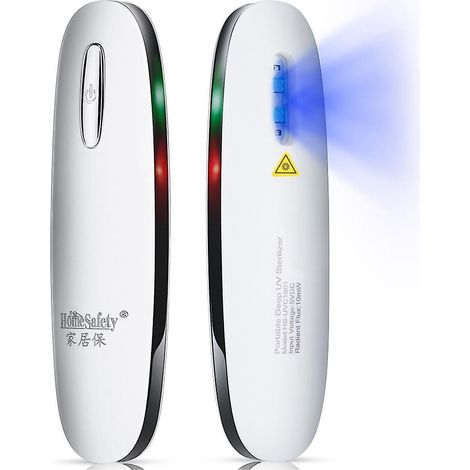 HomeSafety Mini-UV-Lampe, tragbar, Desinfektionsmittel für unterwegs