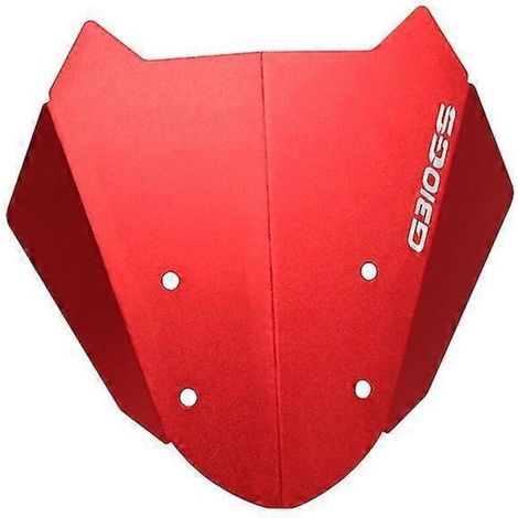 Accessoires moto pour BMW G310GS (2019-2020) : Déflecteur de pare-brise rouge (1/5)