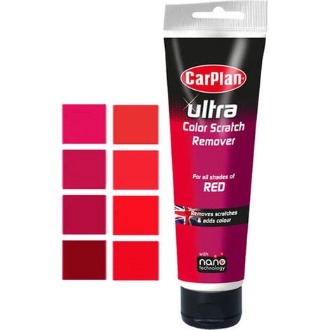 CARPLAN FARBIGE POLIERPASTE ZUM ENTFERNEN VON KRATZERN ROTE LACKIERUNG FÜR KRATZER (1/3)