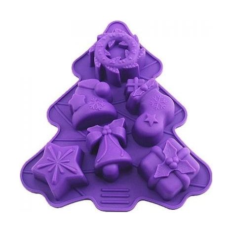 Molde de silicona para hornear navideño