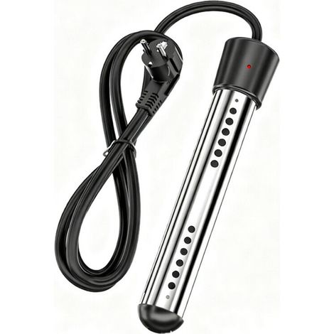 Chauffe-eau électrique à immersion 2000 W avec minuterie d'arrêt automatique, chauffage pour spa, acier inoxydable 304