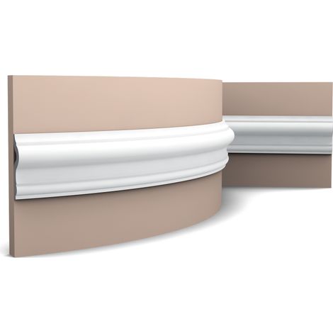 Pack de 4 mètres de Cimaise flexible PX202F - 200 x 7,5 x 2,0 - Cimaise Orac Décor - L 200 x H 7,5 x L 2 cm - ORAC DECOR