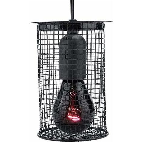 Terrarium Cage Heater Lamp Shade Protective Cage Prevent Scalding Free Animals (Small Round) (1/5)