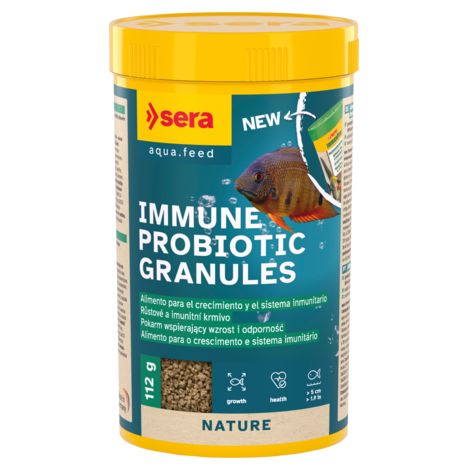 Sera Immune Probiotic Granules - Alimento para el Crecimiento Probiótico de Peces Ornamentales