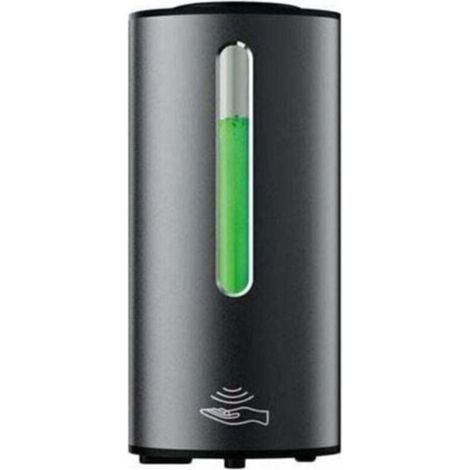 Distributeur de Savon Liquide Automatique Commercial Mural Noir Mat Grande capacité 380 ML