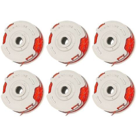 – bobine et cordon de rechange pour tondeuse à cordon Fly021, paquet de 6, pour Flymo (1/2)