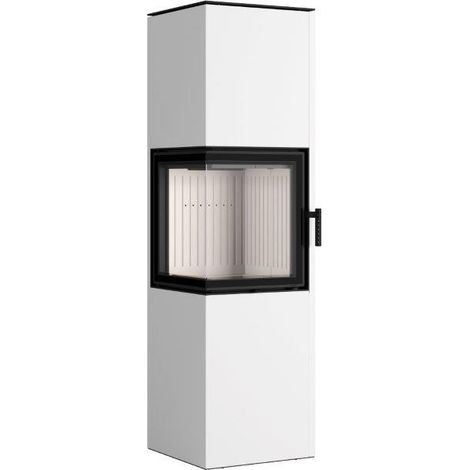 Poêle à bois PIXEL XXL blanc (1/4)