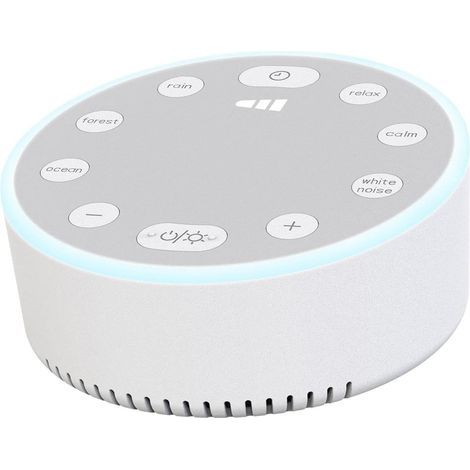 Generatore di rumore bianco, dispositivo per il rumore bianco con luce notturna per bambini e adulti, rumore bianco per neonati, 3 impostazioni del timer, 6 suoni, ricaricabile tramite USB (1/5)