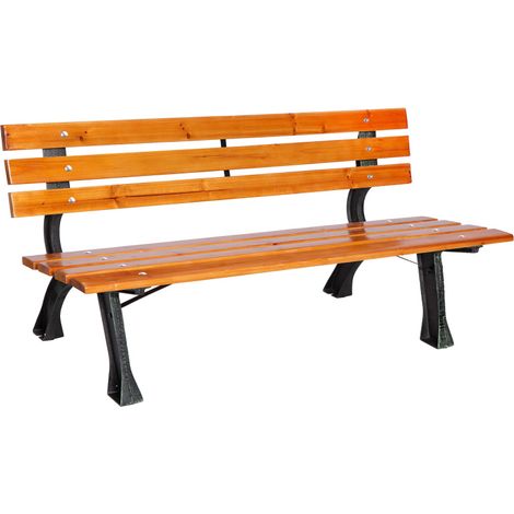 Linder Exclusiv Gartenbank 2-Sitzer Parkbank bis 240 Kg MC4411-150 150x57x70cm (1/5)