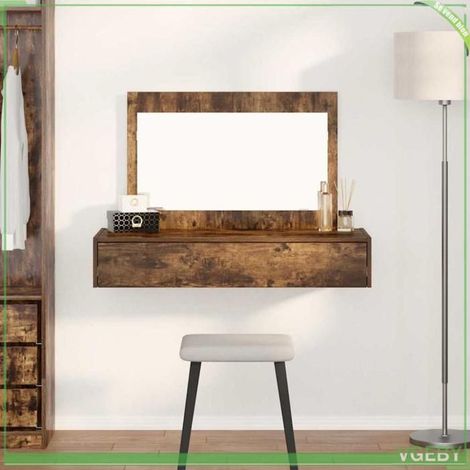 ABI Table de Toilette Marron 100 x 40 x 70 cm Bois d'ingénierie 7291712302909 (1/5)