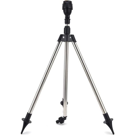 Arroseur rotatif 360° avec trépied télescopique, pulvérisateur auto pour jardin et pelouse, grande couverture (1/5)