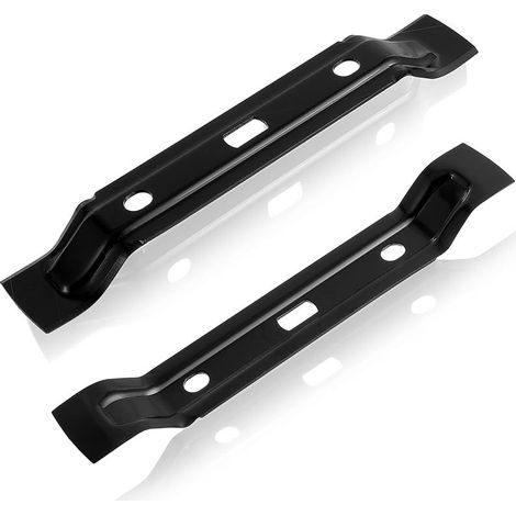 2 Stück 20 cm Mährobotermesser, kompatibel mit Stihl Mährobotern iMOW RMI 422 422P 422PC RMI422 PC, Ersatzmesser aus Edelstahl (schwarz) (1/5)