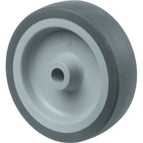 BS ROLLEN Gummirad 125 mm Gummi / Kunststoff LG.G (1/2)