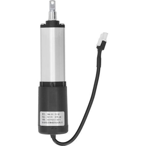 Elektrischer Linearantrieb, 70 mm Hub, 100 N Schubkraft, 12 V Gleichstrom, für Maschinen und Anlagen