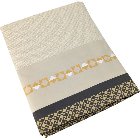 Drap plat percale de coton MARLOW 240x310 cm (1/5)
