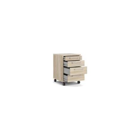 KIT CASSETTIERA 4 CASSETTI ROVERE MOD.PRIMA 48X49XH68 CM