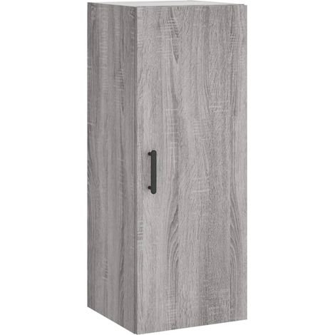 Maison Exclusive - Armario de pared gris Sonoma 34,5x34x90 cm (1/5)