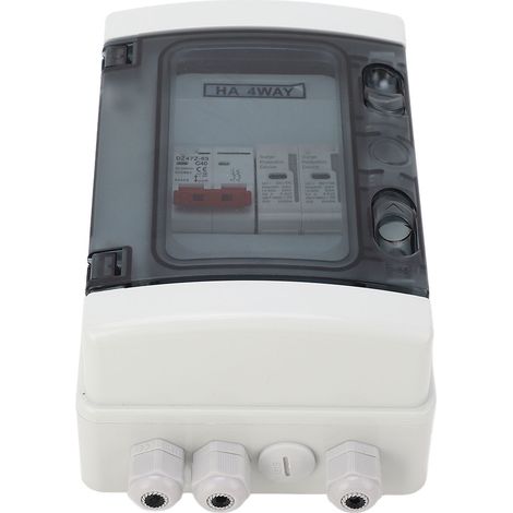 MCB 40A Leitungsschutzschalter, Schutzschalter, Trennschalter, wasserdichter Verteilerkasten, DC 500V Außenbereich (1/5)