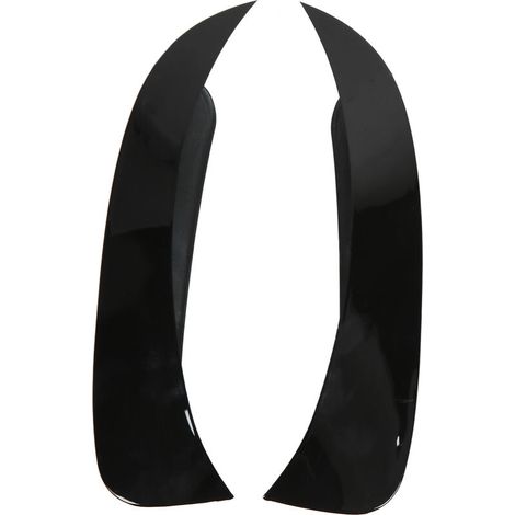 Jeffergarden 2 ailerons de pare-chocs arrière noir brillant de remplacement pour Mercedes Classe GLA X156 GLA200 260 GLA45 AMGLine 2013-2019-DOU