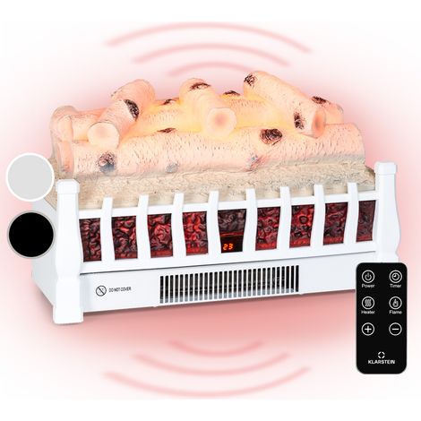 Kamini FXL 2G Elektrischer Kamin Kamineinsatz 1800 W LED-3D-Flammenillusion