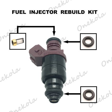 Repair kit for Siemens Chery QQ3 0.8 fuel injectors, O-rings, seals and filters (5WY2404A) (1/2)