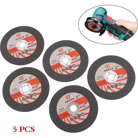 ANHUA 3-Zoll-Harztrennsägeblatt, ultradünne Trennscheibe 75x1,2x10, Trennscheibe für Poliermaschinen, 5 Stück pro Packung. (1/5)