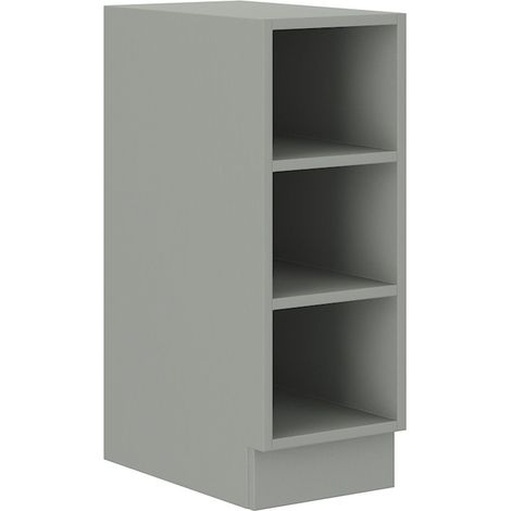 Unterschrank Regal 30 cm Bianca Grey Rose - Grau Küchenzeile Küchenblock (1/5)