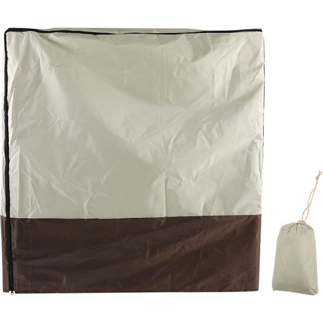 Housse de lit pliante imperméable et anti-poussière pour lit d'appoint, utilisable en intérieur et en extérieur, 102 x 33 x 104 cm