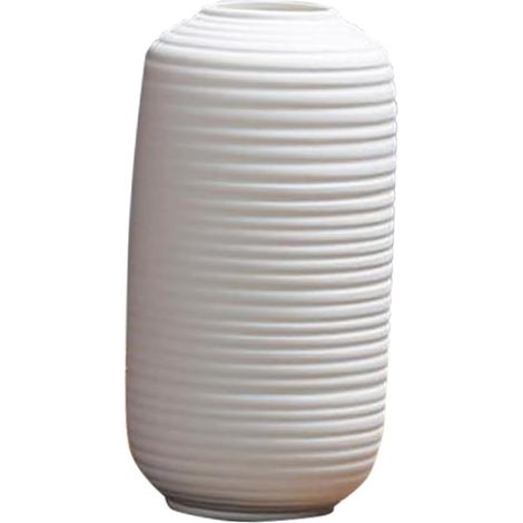 Vase Céramique Blanc pour Fleurs Décoration Moderne pour Maison Ornements pour Bureau Et Intérieur (1/5)