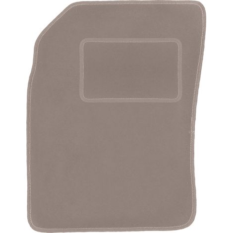 Alfombrilla de terciopelo para el conductor para: Nissan Micra K11 hatchback (1992-2003) beige